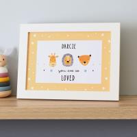 Personalised So Loved Nursery A4 Framed Print Extra Image 1 Preview